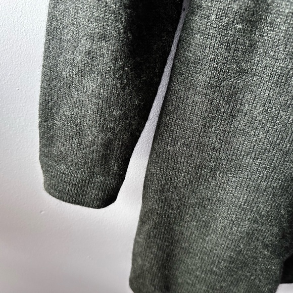 Susan Bristol Grey Merino Wool Cardigan Sweater Size S - Picture 9 of 10